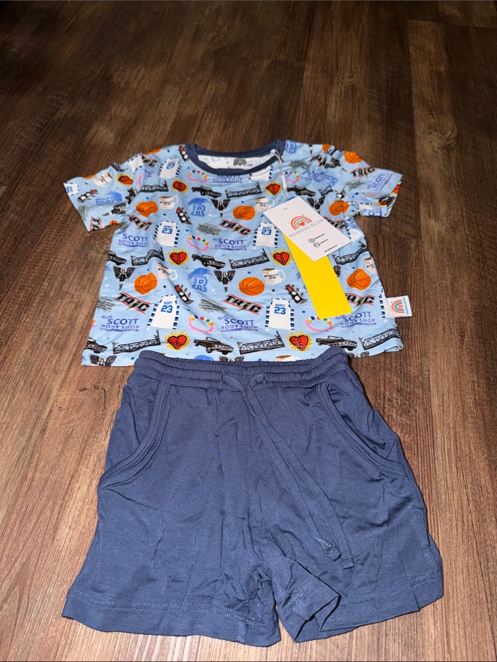 Bamboo Bliss One Tree Hill Baby Bamboo Pajamas size 12-18 months NWT